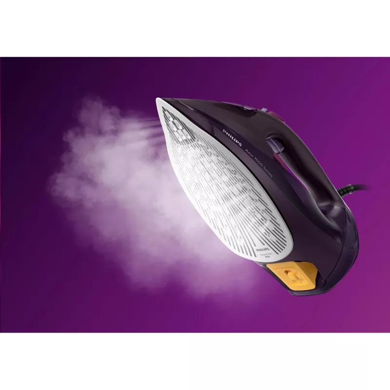 Philips 7000 sērija DST7061/30 gludeklis Tvaika gludeklis SteamGlide Elite zole 3000 W Violeta