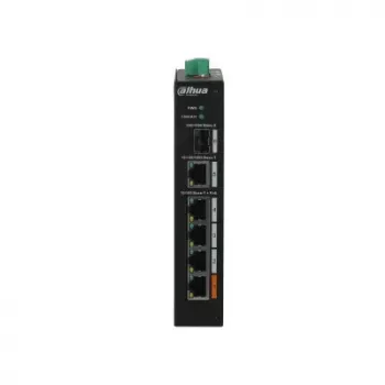 Dahua Technology PoE PFS3106-4ET-60-V2 tīkla komutators Nepārvaldāms L2 Fast Ethernet (10/100) Melns