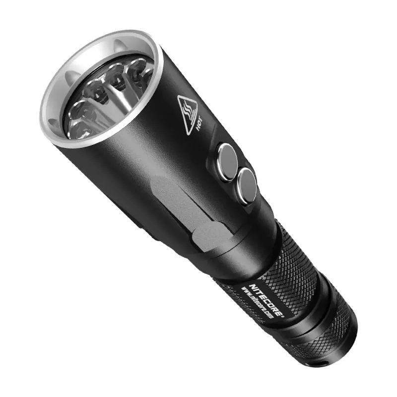 Rokas lukturītis Nitecore DL20 LED 1000 lm, 9 h akumulatora darbības laiks, melns, 135,5 g
