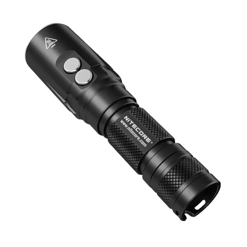 Rokas lukturītis Nitecore DL20 LED 1000 lm, 9 h akumulatora darbības laiks, melns, 135,5 g