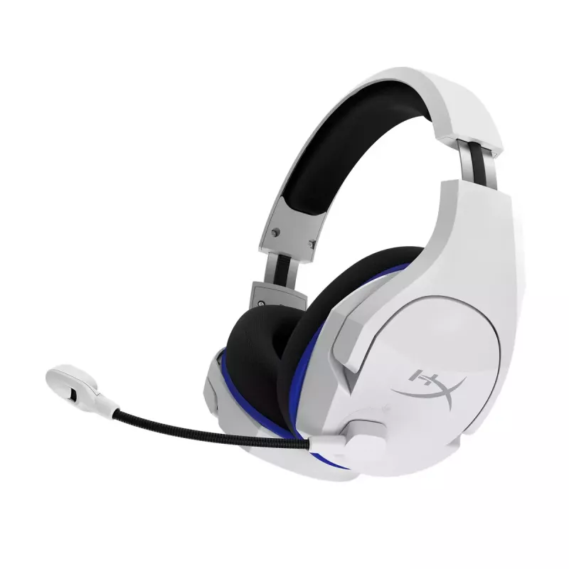HyperX Cloud Stinger Core - bezvadu spēļu austiņas (balts-zils) - PS5-PS4
