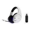 HyperX Cloud Stinger Core - bezvadu spēļu austiņas (balts-zils) - PS5-PS4