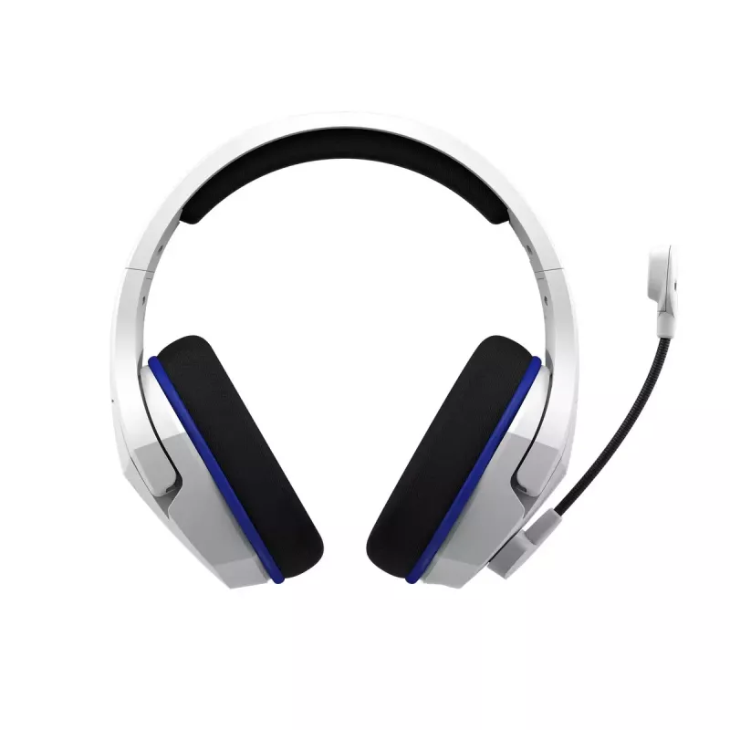 HyperX Cloud Stinger Core - bezvadu spēļu austiņas (balts-zils) - PS5-PS4