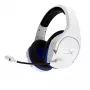 HyperX Cloud Stinger Core - bezvadu spēļu austiņas (balts-zils) - PS5-PS4
