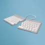R-Go Tools ergonomiska tastatūra R-Go Split Break ar pārtraukumu programmatūru, ergonomiska dalīta tastatūra, QWERTY (US), Bluetooth, balta