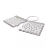 R-Go Tools ergonomiska tastatūra R-Go Split Break ar pārtraukumu programmatūru, ergonomiska dalīta tastatūra, QWERTY (US), Bluetooth, balta