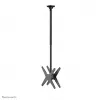 Neomounts FPMA-C340DMelns dubultais monitora/TV kronšteins pie griestiem 32-75 collas - h 106-156 cm