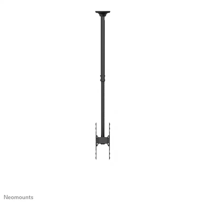 Neomounts FPMA-C340DMelns dubultais monitora/TV kronšteins pie griestiem 32-75 collas - h 106-156 cm