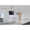 Neomounts FPMA-C340DMelns dubultais monitora/TV kronšteins pie griestiem 32-75 collas - h 106-156 cm