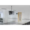 Neomounts FPMA-C340DMelns dubultais monitora/TV kronšteins pie griestiem 32-75 collas - h 106-156 cm