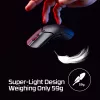 Bezvadu spēļu pele KINGSTON HyperX Pulsefire Haste 2 Mini — Piemērota abām rokām, 26 000 DPI, RF/Bluetooth/USB
