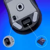 Bezvadu spēļu pele KINGSTON HyperX Pulsefire Haste 2 Mini — Piemērota abām rokām, 26 000 DPI, RF/Bluetooth/USB
