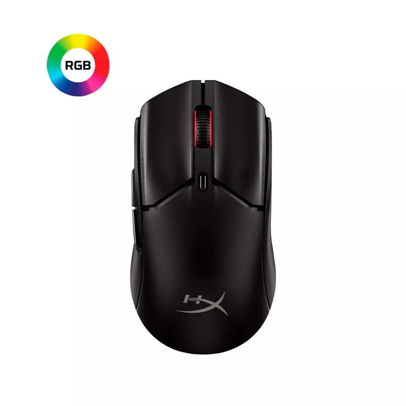 Bezvadu spēļu pele KINGSTON HyperX Pulsefire Haste 2 Mini — Piemērota abām rokām, 26 000 DPI, RF/Bluetooth/USB