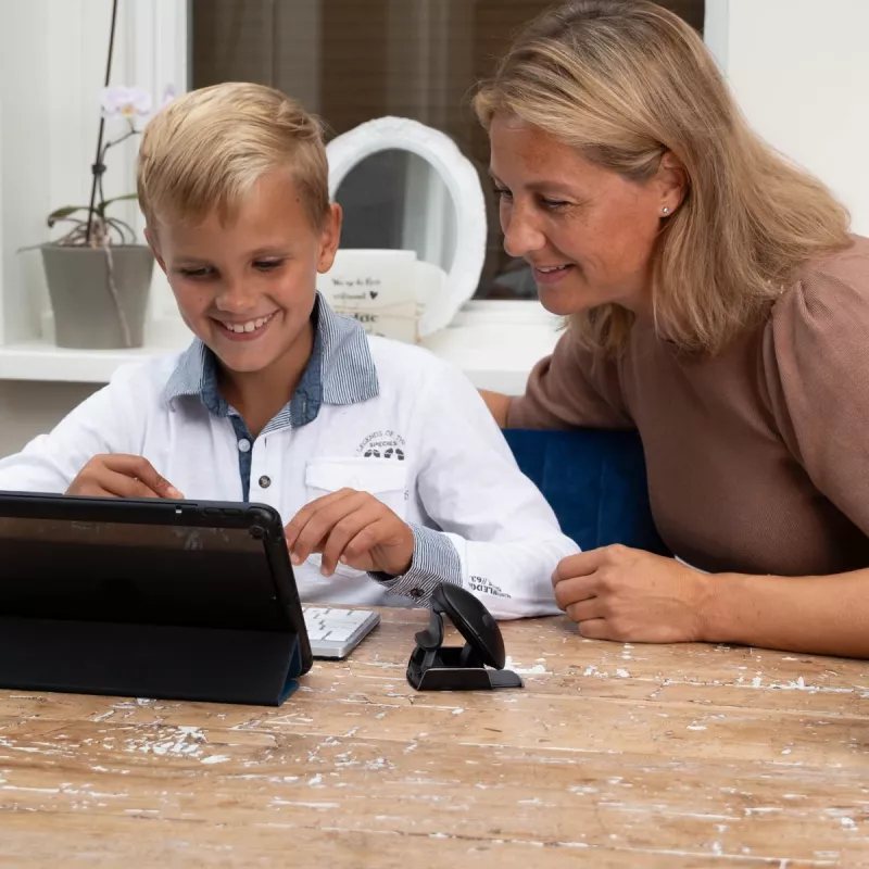 R-Go Tools Ergonomiskā pele R-Go Twister, ar pārtraukumu programmatūru, piemērota abām rokām pele abām rokām, salokāma, Bluetooth un vada