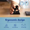 R-Go Tools Ergonomiskā pele R-Go Twister, ar pārtraukumu programmatūru, piemērota abām rokām pele abām rokām, salokāma, Bluetooth un vada