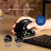 R-Go Tools Ergonomiskā pele R-Go Twister, ar pārtraukumu programmatūru, piemērota abām rokām pele abām rokām, salokāma, Bluetooth un vada