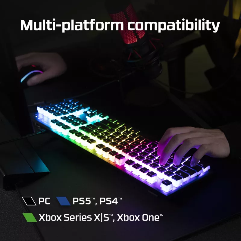 HyperX Alloy Origins Core - Mechanical Gaming tastatūra - HX Blue (US Layout)