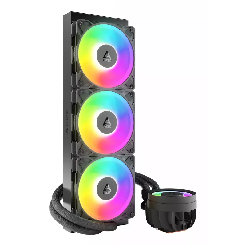 ARCTIC Liquid Freezer III Pro 360 A-RGB - Daudzsaderīgs visaptverošs CPU ūdens dzesētājs ar A-RGB