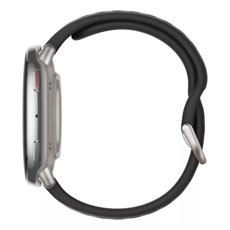 Amazfit Active 2 Premium 44 mm viedpulkstenis, melna āda (W2433EU1N)