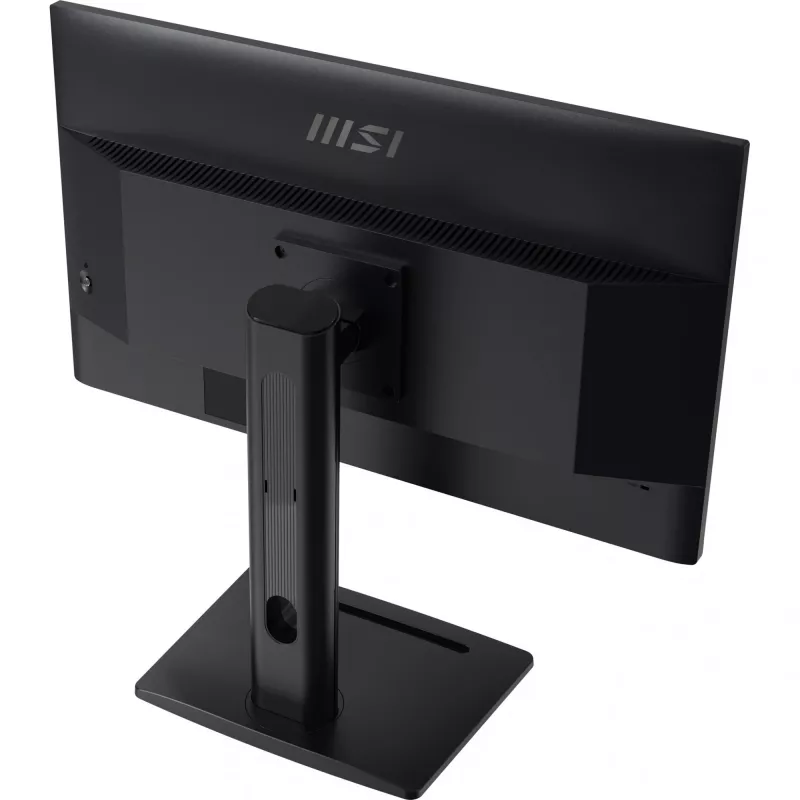 MSI PRO MP275PG 27 collu monitors, FHD (1920 x 1080), 100Hz, IPS, 1ms, 1x HDMI 1.4b, 1x DP 1.2a izeja, 1x D-Sub(VGA), iebūvēti skaļruņi, pretatspīduma, bez mirgošanas, samazināts zilās gaismas daudzums, TÜV sertificēts, VESA, Kensington, 4 virzienu regulē