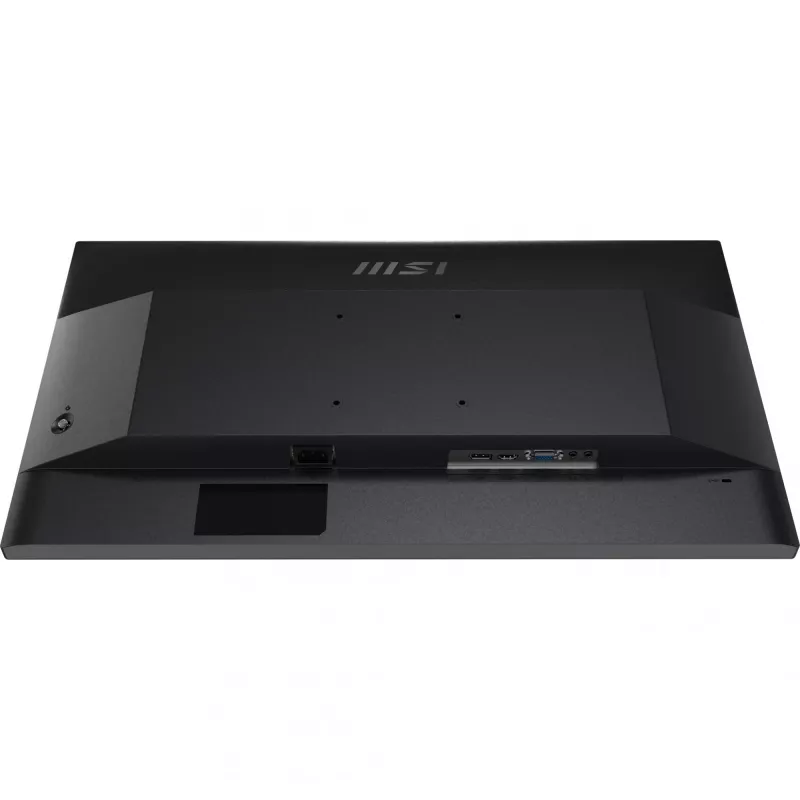 MSI PRO MP275PG 27 collu monitors, FHD (1920 x 1080), 100Hz, IPS, 1ms, 1x HDMI 1.4b, 1x DP 1.2a izeja, 1x D-Sub(VGA), iebūvēti skaļruņi, pretatspīduma, bez mirgošanas, samazināts zilās gaismas daudzums, TÜV sertificēts, VESA, Kensington, 4 virzienu regulē