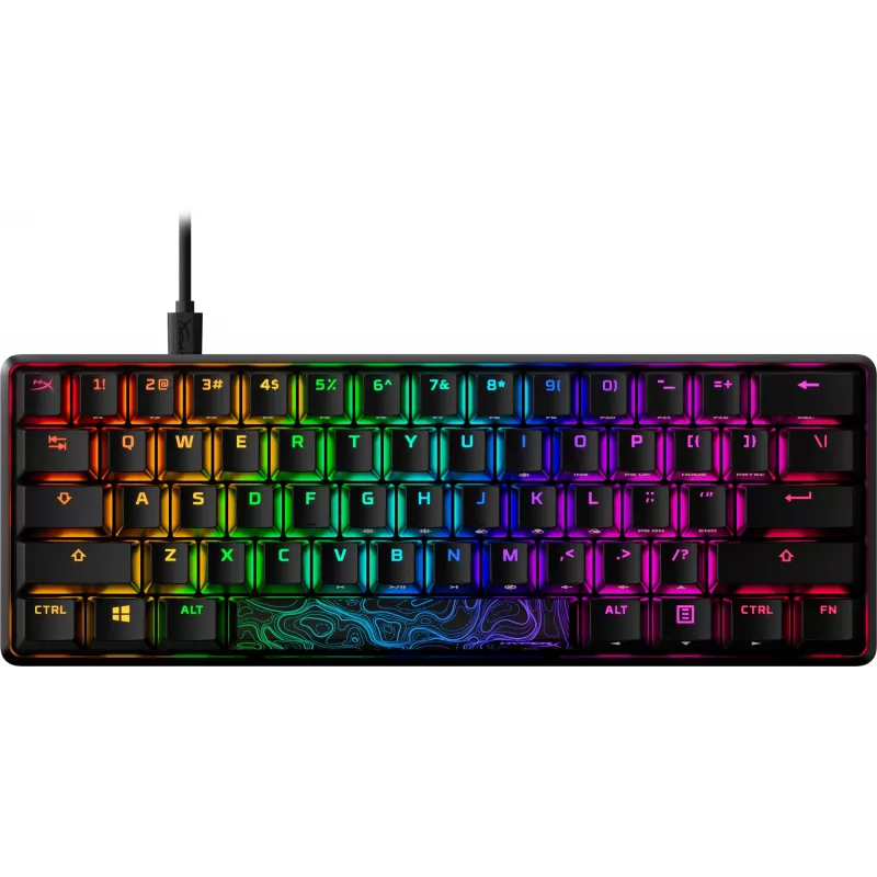 HyperX Alloy Origins 60 - mehāniskā spēļu tastatūra - HX Red (US izkārtojums)