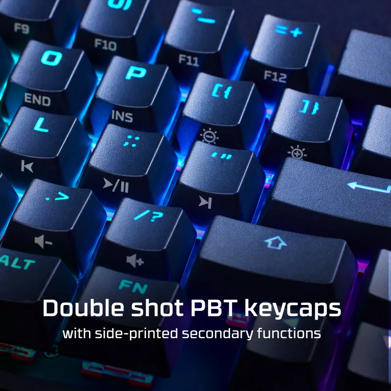 HyperX Alloy Origins 65 - mehāniskā spēļu tastatūra - HX Red (US izkārtojums)