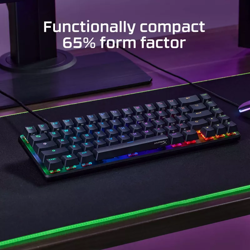 HyperX Alloy Origins 65 - mehāniskā spēļu tastatūra - HX Red (US izkārtojums)