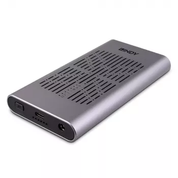 Lindy USB 3.2 Gen 2x2 Dual M.2 NVMe SSD korpuss ar klonēšanas funkciju