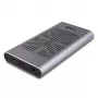 Lindy USB 3.2 Gen 2x2 Dual M.2 NVMe SSD korpuss ar klonēšanas funkciju