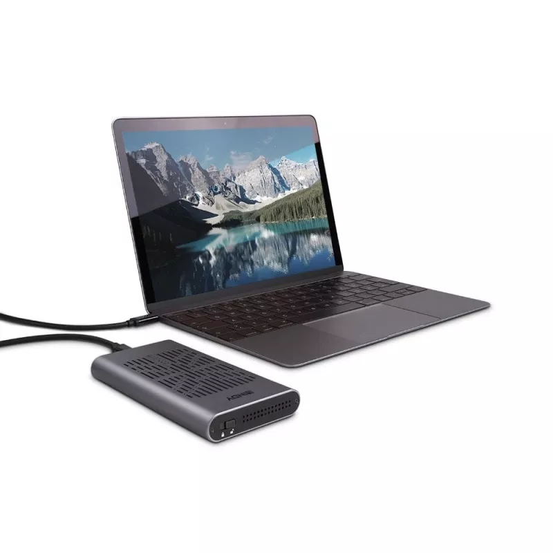 Lindy USB 3.2 Gen 2x2 Dual M.2 NVMe SSD korpuss ar klonēšanas funkciju