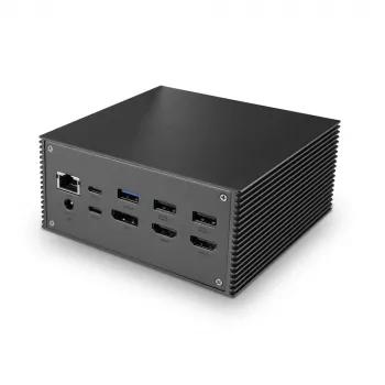 Lindy DST-Pro 101, USB-C klēpjdatora dokstacija ar 4K atbalstu un 100 W barošanas avotu