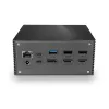 Lindy DST-Pro 101, USB-C klēpjdatora dokstacija ar 4K atbalstu un 100 W barošanas avotu