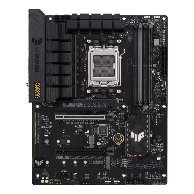 Mātesplate ASUS TUF GAMING B650-E WIFI ATX Socket AM5 DDR5 4x DIMM 192GB Wi‑Fi 6E Bluetooth 5.3 3x M.2 2.5Gb LAN