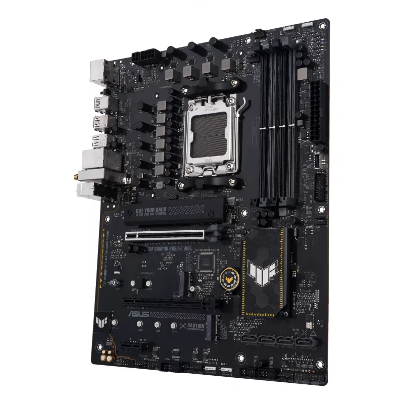 Mātesplate ASUS TUF GAMING B650-E WIFI ATX Socket AM5 DDR5 4x DIMM 192GB Wi‑Fi 6E Bluetooth 5.3 3x M.2 2.5Gb LAN