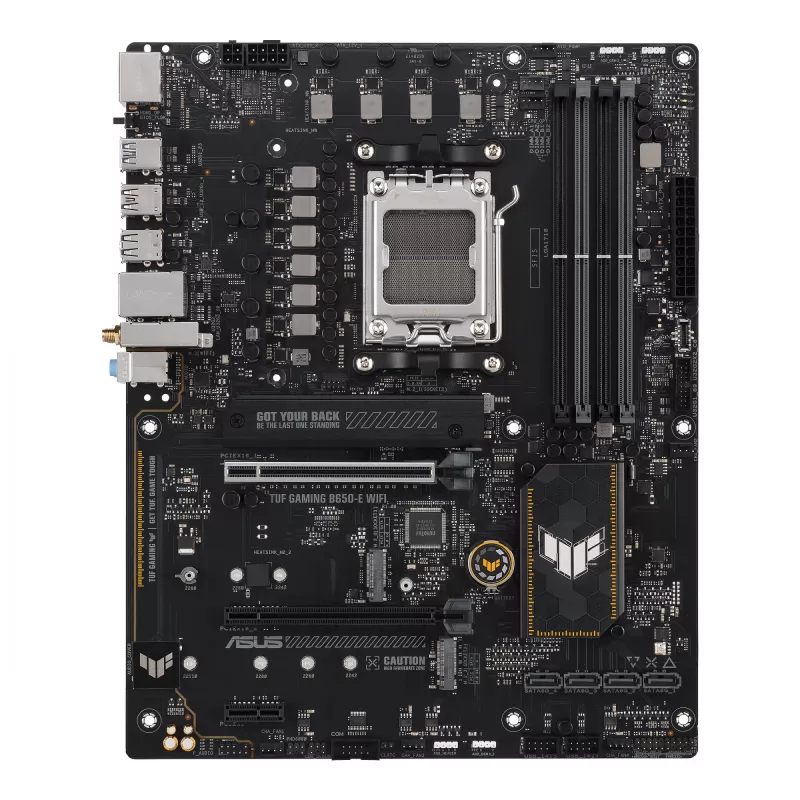 Mātesplate ASUS TUF GAMING B650-E WIFI ATX Socket AM5 DDR5 4x DIMM 192GB Wi‑Fi 6E Bluetooth 5.3 3x M.2 2.5Gb LAN