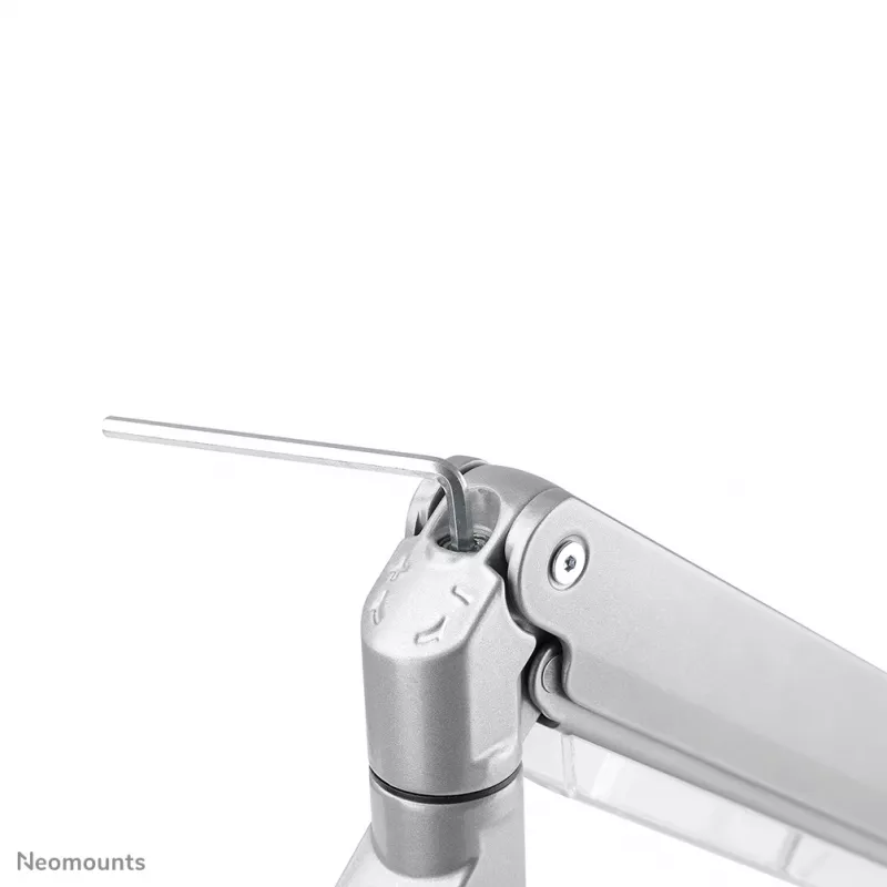 Neomounts NM-D775SILVERPLUS Monitora statīvs 10-49 collas - gāzes atspere - augšējā stiprinājuma veids - 180° apturēšana