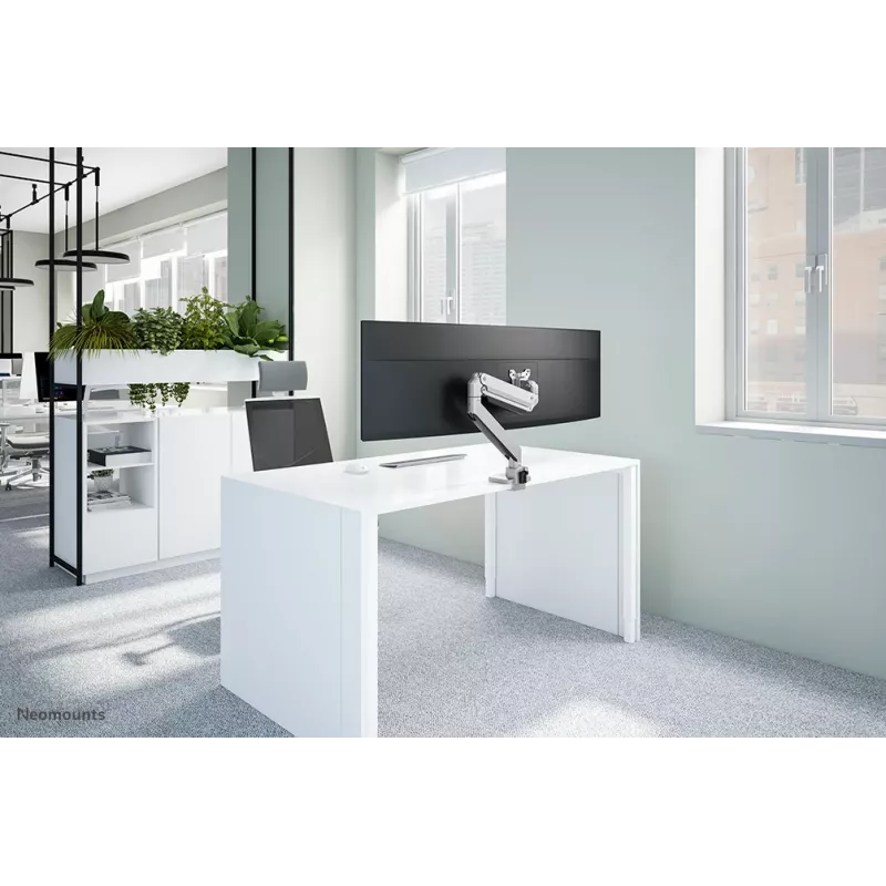 Neomounts NM-D775SILVERPLUS Monitora statīvs 10-49 collas - gāzes atspere - augšējā stiprinājuma veids - 180° apturēšana