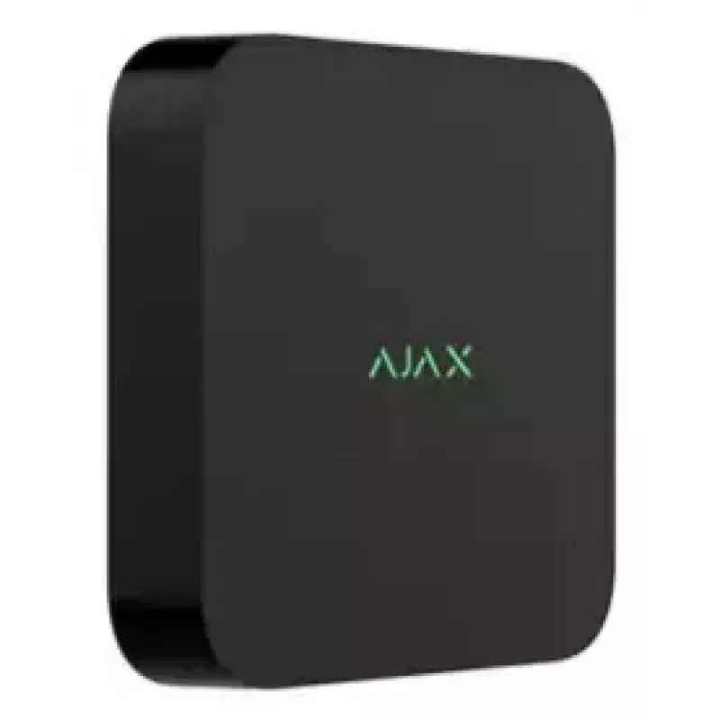 Ajax NVR (8-ch) Melns 16 kanāli RTSP H.264 H.265 16 TB