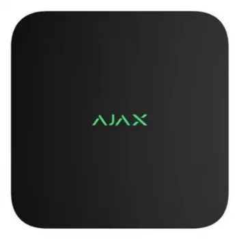 Ajax NVR (8-ch) Melns 16 kanāli RTSP H.264 H.265 16 TB