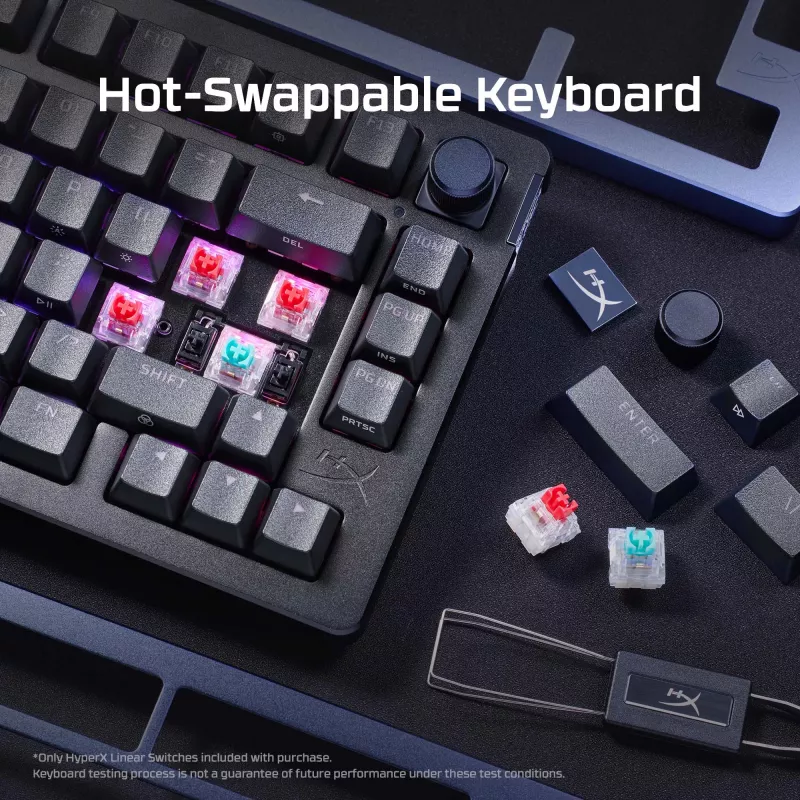 HyperX Alloy Rise 75 - spēļu tastatūras