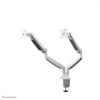 Neomounts NM-D750Dbalta Monitora statīvs 10-32 collas - gāzes atspere, Stiprinājums ar skavu/cauruļspraudni, 9 kg, 25.4 cm (10 collas), 81.3 cm (32 collas), 100 x 100 mm, Balts