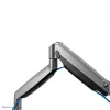 Neomounts NM-D750DSILVER monitora roka 10-32 inch - gāzes atspere