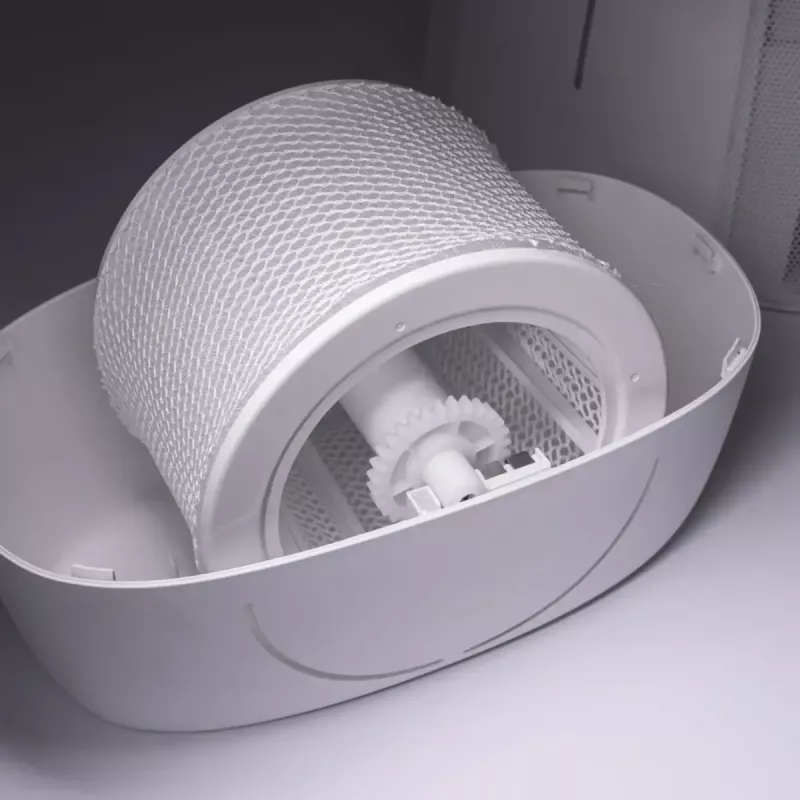 Uz grīdas novietojams gaisa mazgātājs-mitrinātājs Stylies ANTARES — 6 L tvertne, 10 W, 1,42 kg, balts