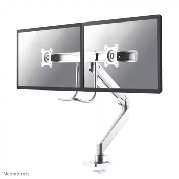 Neomounts NM-D775DXbalta Monitora roka 10-32 collas - gāzes atspere - Topfix - 180°-stop