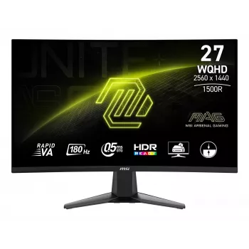 MSI MAG 27CQ6F datora monitors 68,6 cm (27 collas) 2560 x 1440 pikseļi Quad HD LCD melns