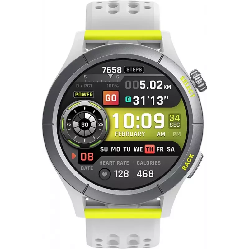 Amazfit Cheetah 3,53 cm (1,39 collu) AMOLED 46,7 mm Digitāls 454 x 454 pikseļi Skārienekrāns Pelēks GPS (satelīts)