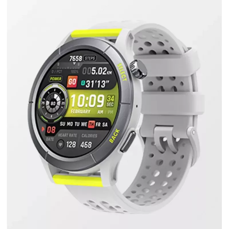 Amazfit Cheetah 3,53 cm (1,39 collu) AMOLED 46,7 mm Digitāls 454 x 454 pikseļi Skārienekrāns Pelēks GPS (satelīts)