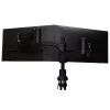 R-Go Tools Monitora statīvs R-Go Caparo Dual, diviem monitoriem, regulējams ar gāzes atsperi, 3-9 kg kravnesība, 100% apļveida, melns