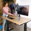 R-Go Tools Monitora statīvs R-Go Caparo Dual, diviem monitoriem, regulējams ar gāzes atsperi, 3-9 kg kravnesība, 100% apļveida, melns